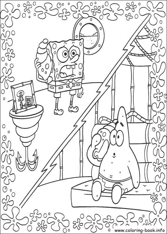 SpongeBob SquarePants coloring picture