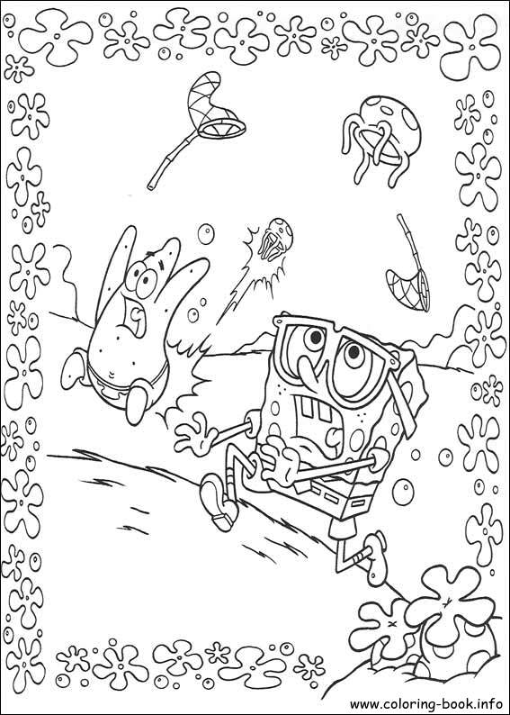 SpongeBob SquarePants coloring picture