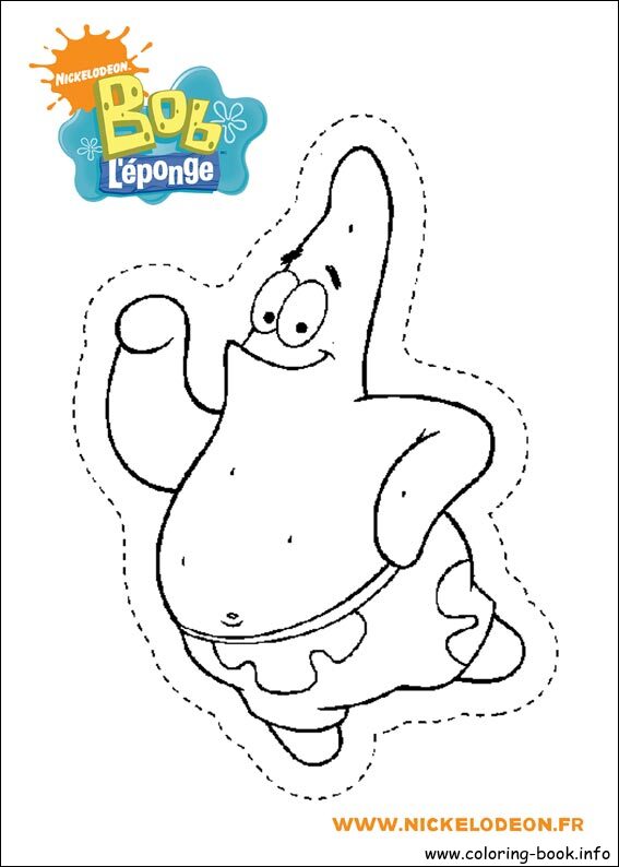 SpongeBob SquarePants coloring picture