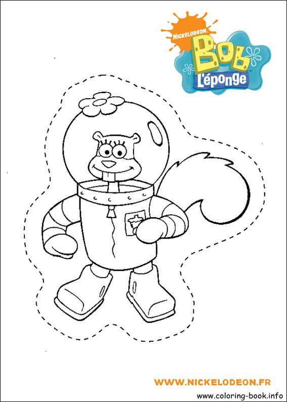 SpongeBob SquarePants coloring picture