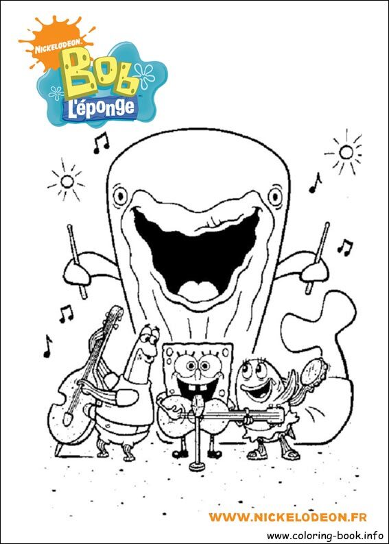 SpongeBob SquarePants coloring picture