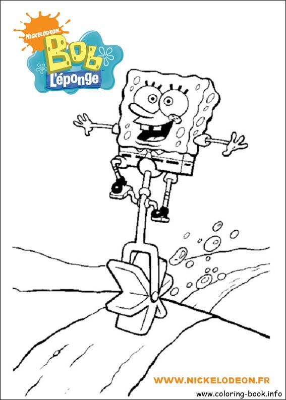 SpongeBob SquarePants coloring picture