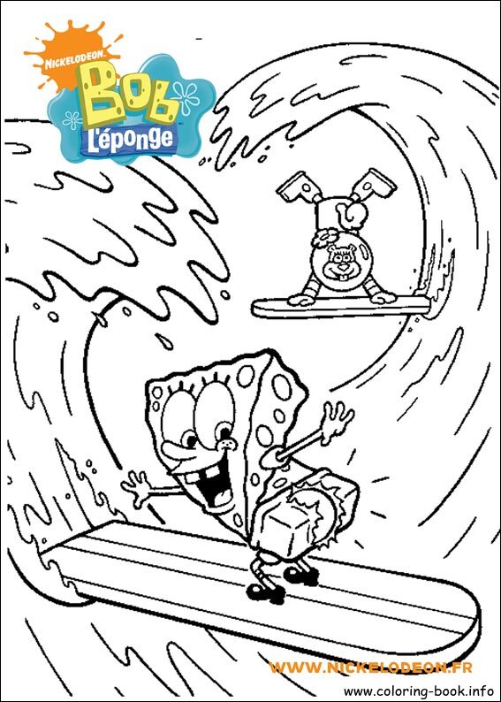 SpongeBob SquarePants coloring picture