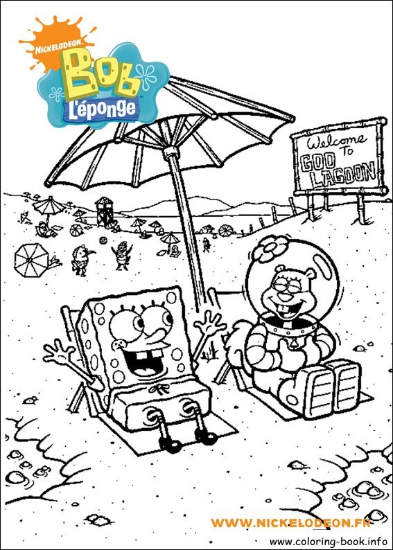 SpongeBob SquarePants coloring picture