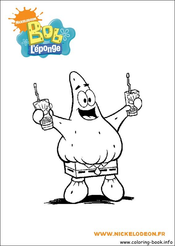 SpongeBob SquarePants coloring picture