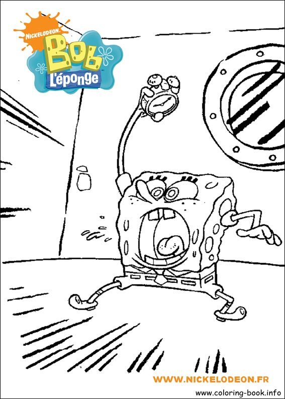 SpongeBob SquarePants coloring picture