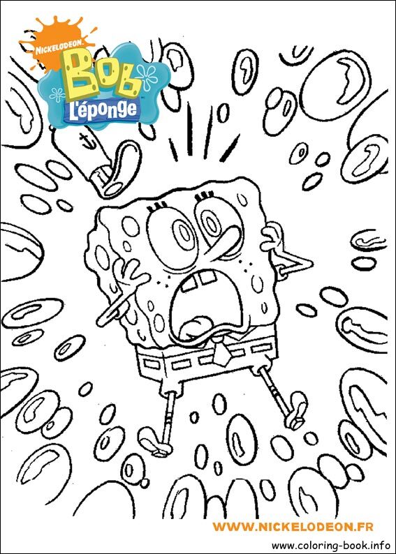 SpongeBob SquarePants coloring picture