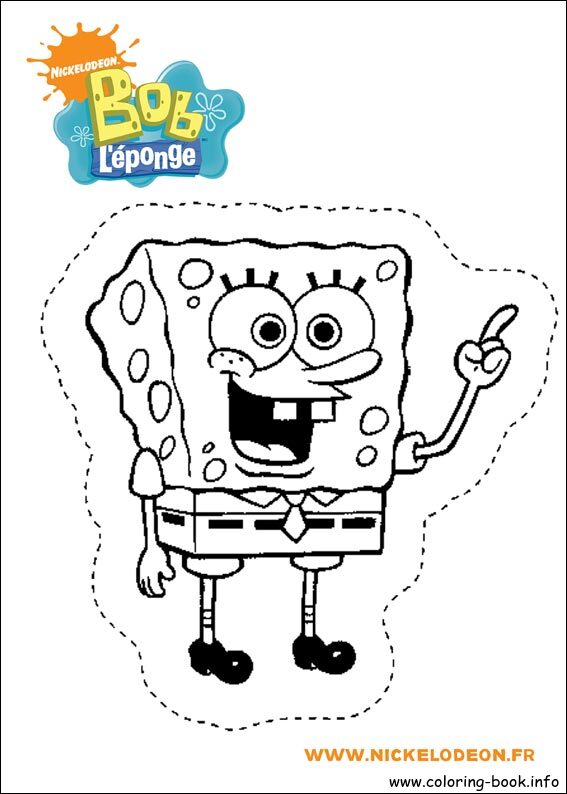 SpongeBob SquarePants coloring picture