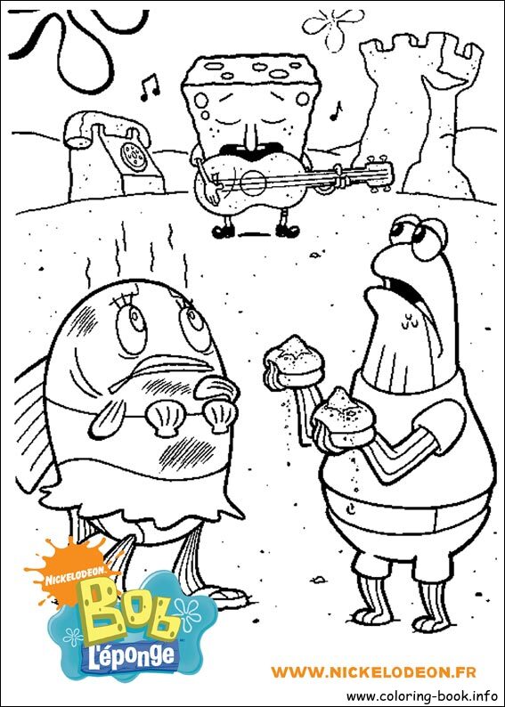SpongeBob SquarePants coloring picture