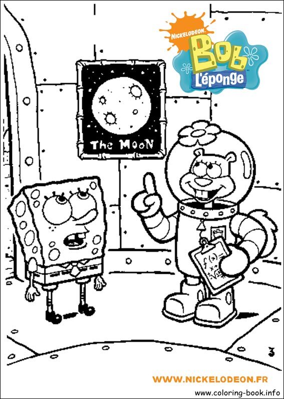 SpongeBob SquarePants coloring picture