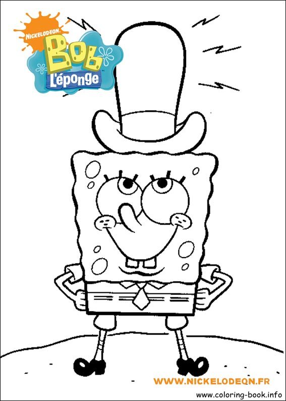 SpongeBob SquarePants coloring picture