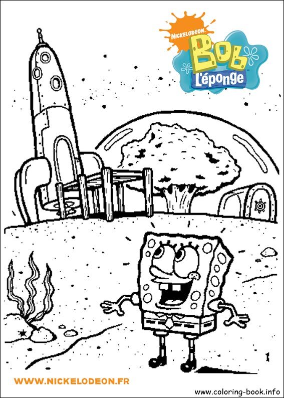SpongeBob SquarePants coloring picture