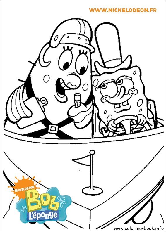 SpongeBob SquarePants coloring picture