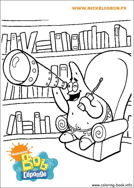 SpongeBob SquarePants coloring picture