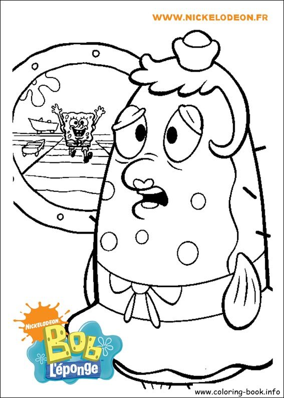 SpongeBob SquarePants coloring picture