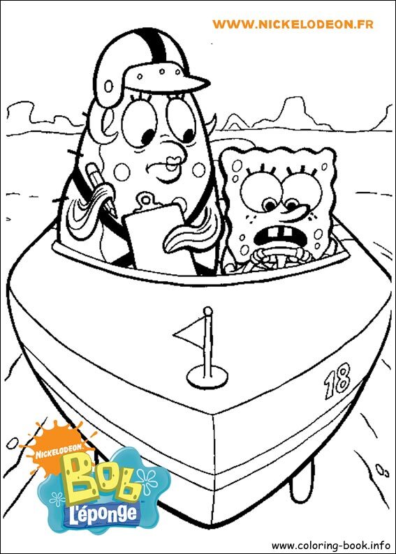 SpongeBob SquarePants coloring picture