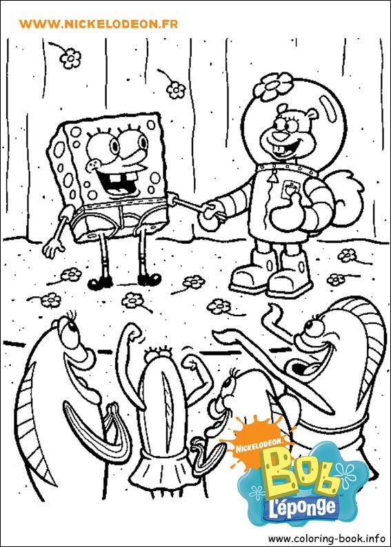 SpongeBob SquarePants coloring picture