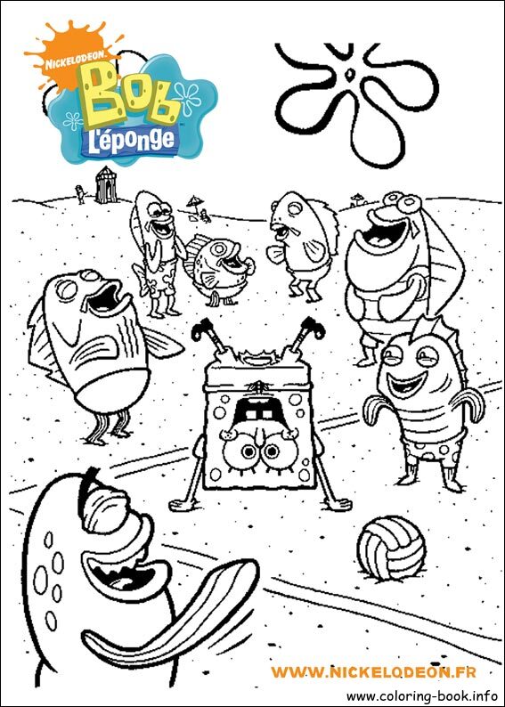 SpongeBob SquarePants coloring picture