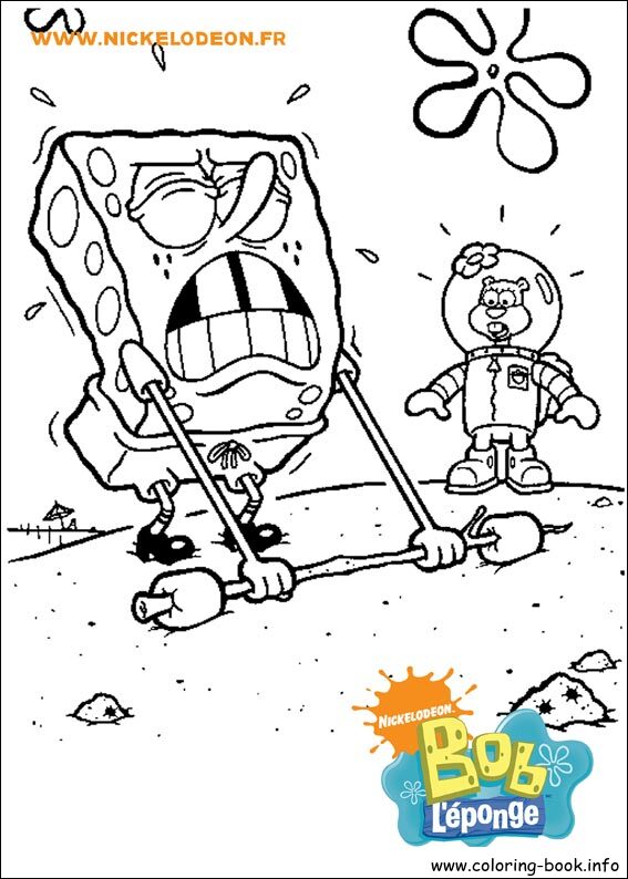 SpongeBob SquarePants coloring picture