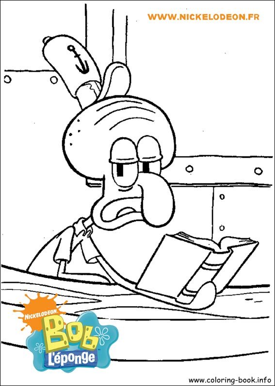 SpongeBob SquarePants coloring picture