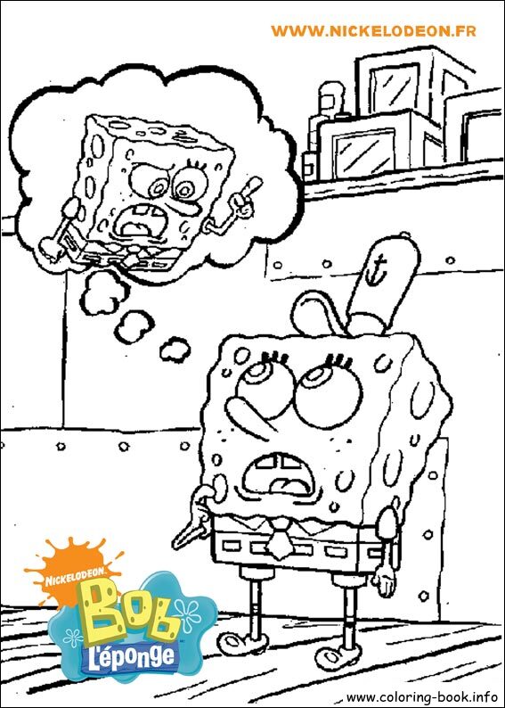 SpongeBob SquarePants coloring picture