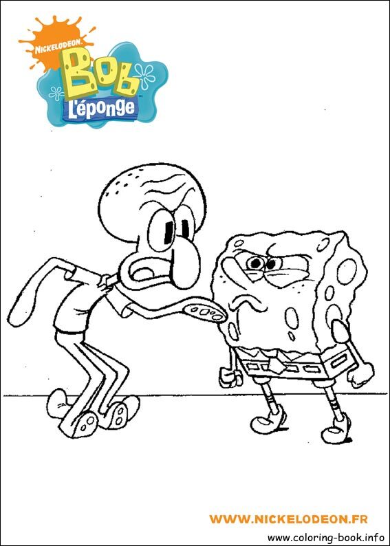 SpongeBob SquarePants coloring picture