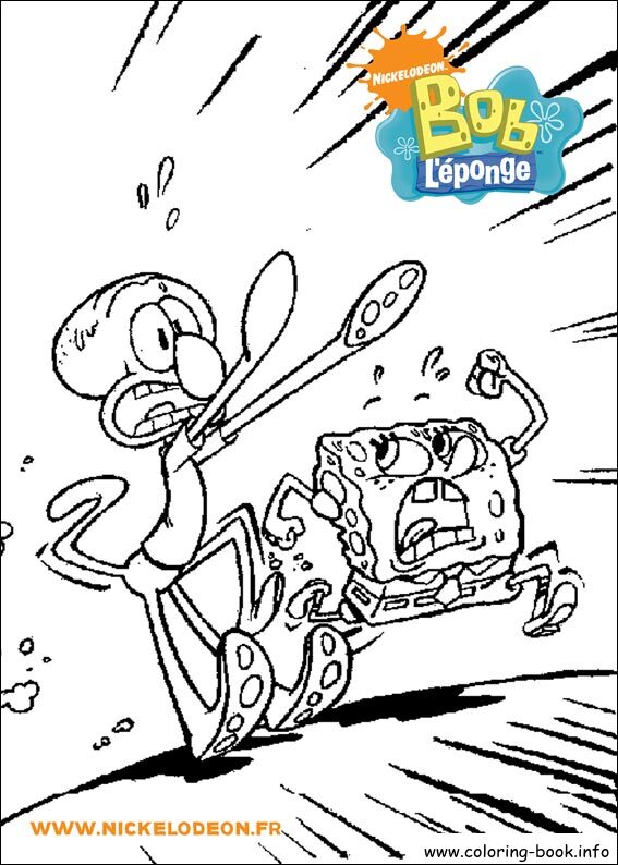 SpongeBob SquarePants coloring picture