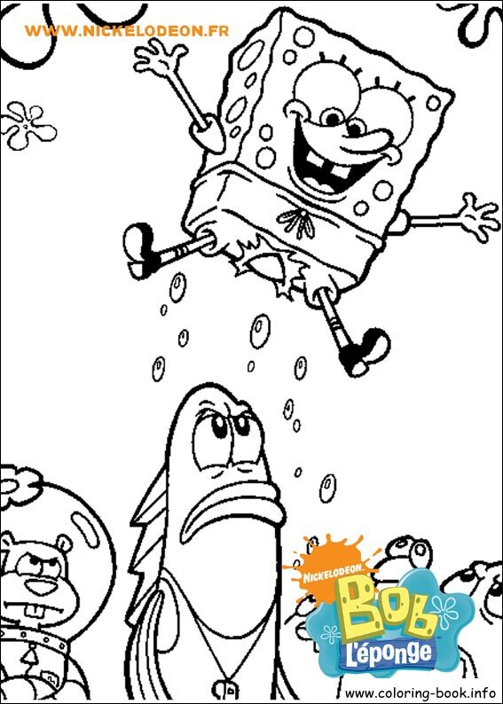 SpongeBob SquarePants coloring picture