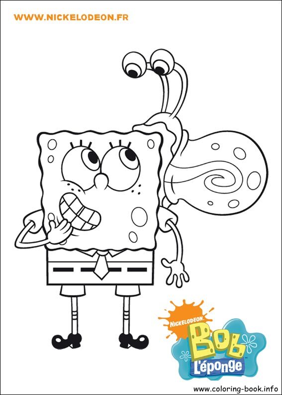 SpongeBob SquarePants coloring picture