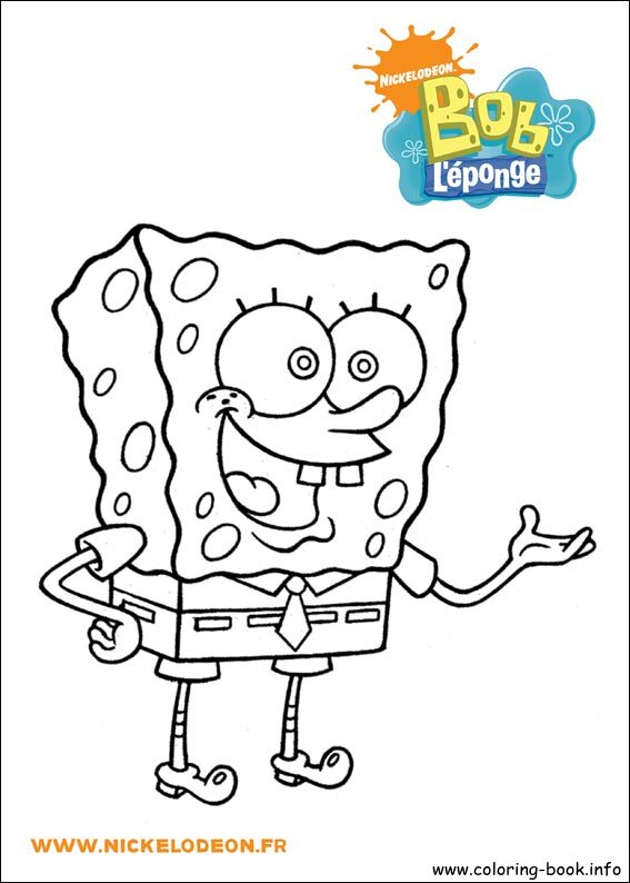 SpongeBob SquarePants coloring picture