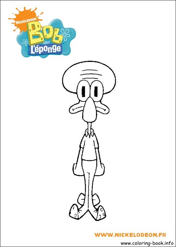 SpongeBob SquarePants coloring picture