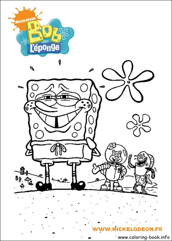 SpongeBob SquarePants coloring picture