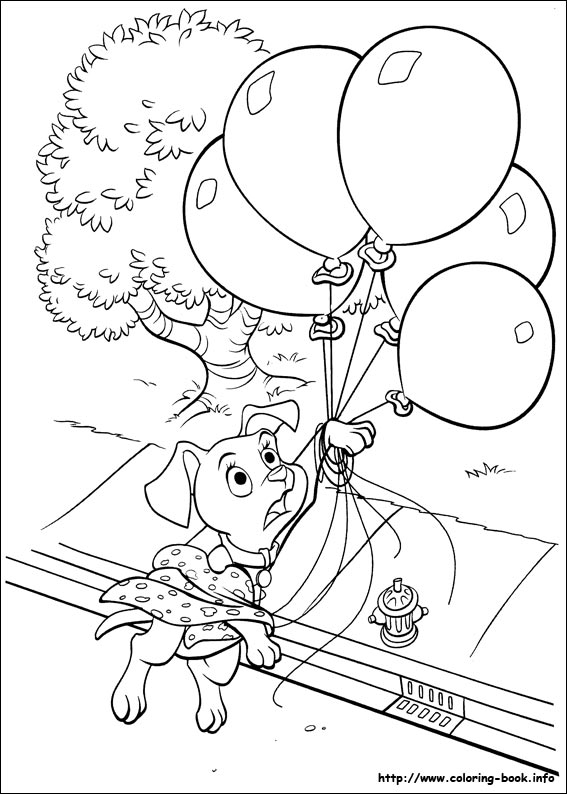 102 Dalmatians coloring picture