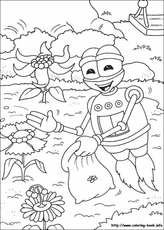 Adiboo coloring picture