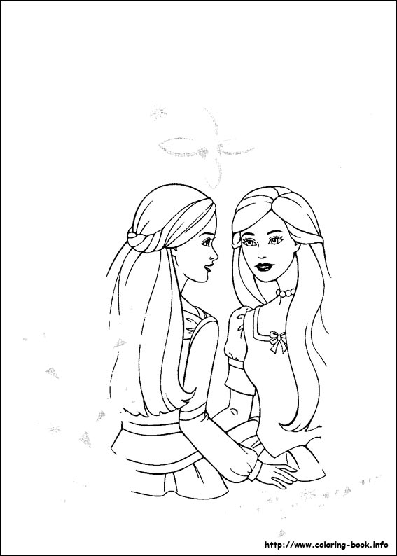 Barbie and the Magic of Pegasus coloring picture