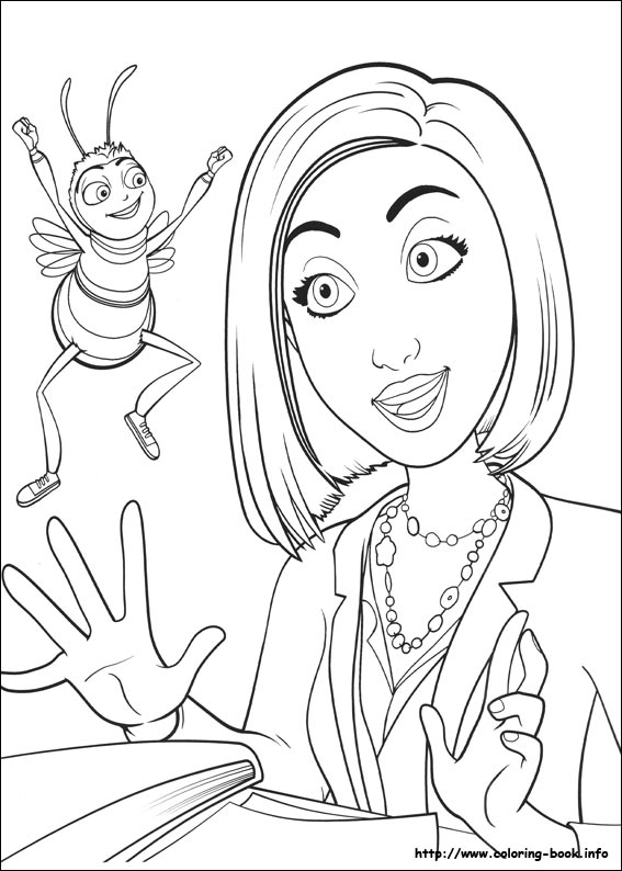 Bee Movie coloring picture