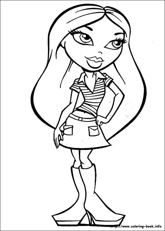 Bratz coloring picture