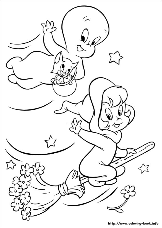 Casper coloring picture