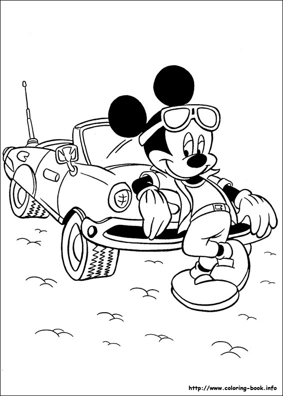 Mickey coloring picture