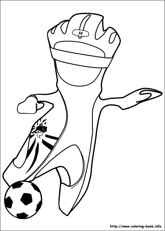 Olympic Games coloring picture