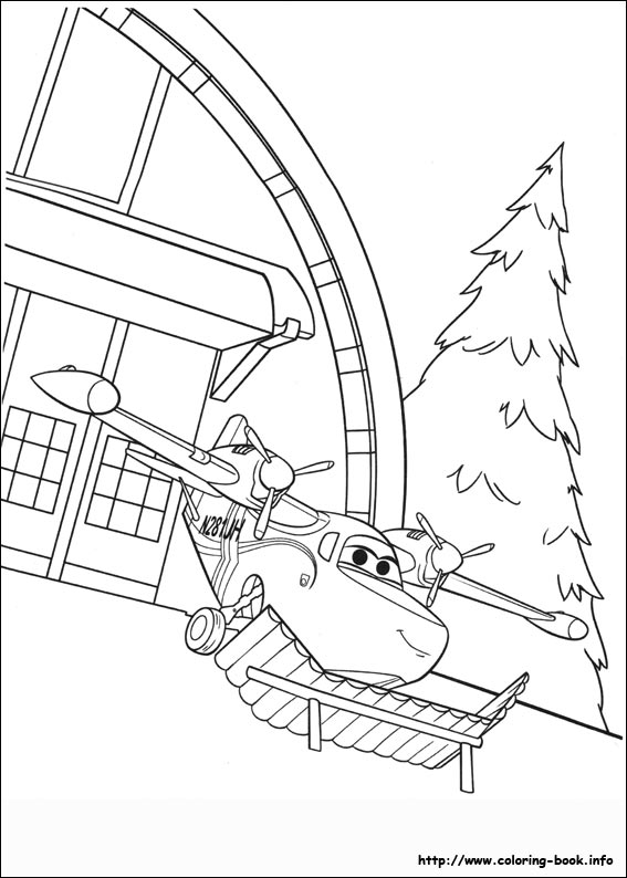 Planes: Fire & Rescue coloring picture