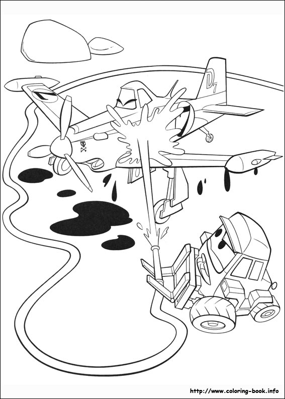 Planes: Fire & Rescue coloring picture