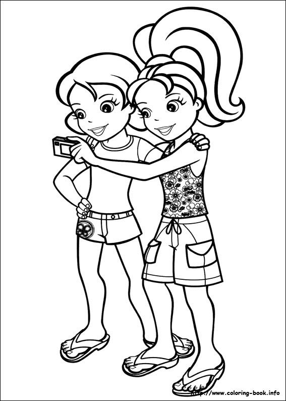 Polly Pocket coloring picture